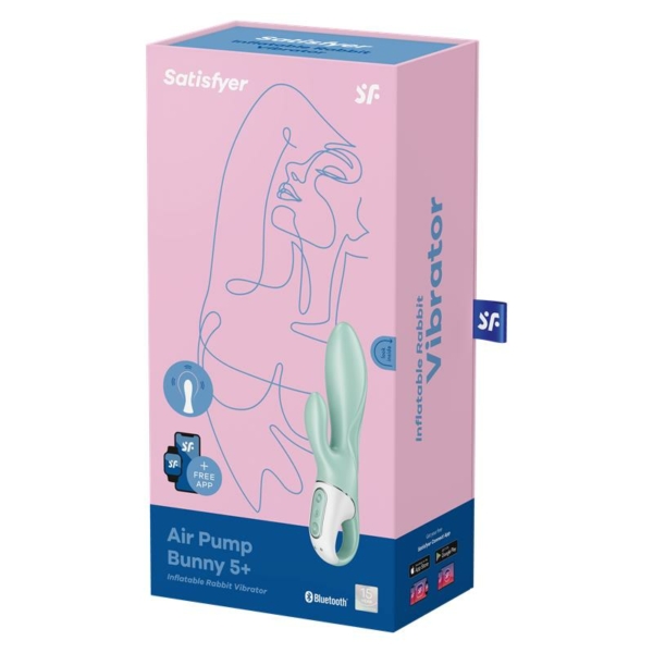 Inflatable Rabbit Vibe Air Pump Bunny 5 with APP Satisfyer Connect - immagine 7