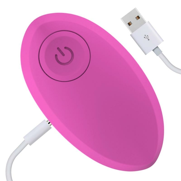 Vibrating Egg with Remote Control Odise USB Silicone Pink - immagine 5