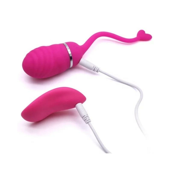 Vibrating Egg with Remote Control Odise USB Silicone Pink - immagine 8