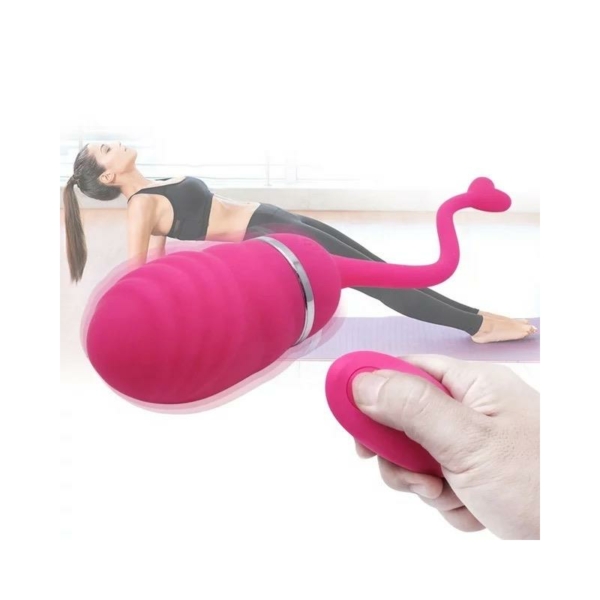 Vibrating Egg with Remote Control Odise USB Silicone Pink - immagine 9